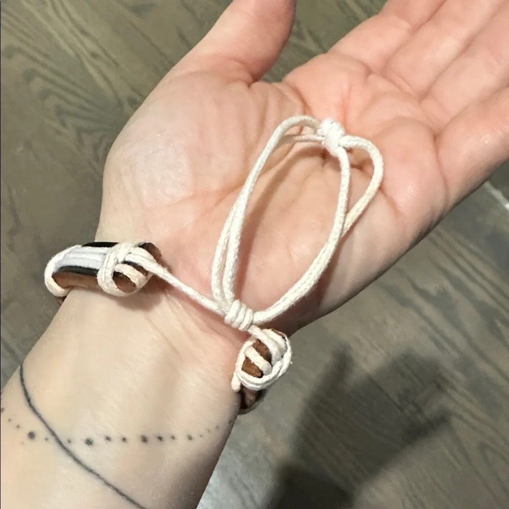 Elephant Design Black and Brown Bracelet